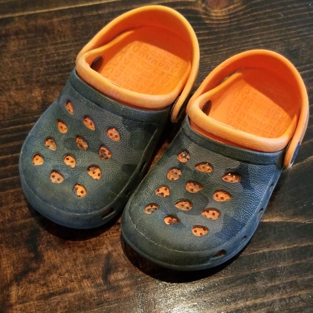 Boys croc type sandals.